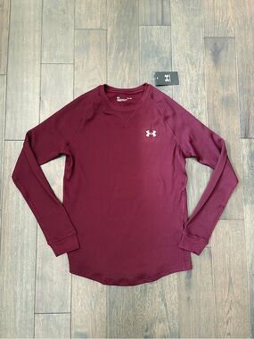Under Armour Maroon Long Sleeve Crew Top